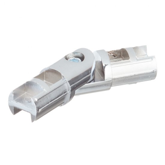 Соединитель поворотный для двух труб к системе Joker d25 мм усиленный хром