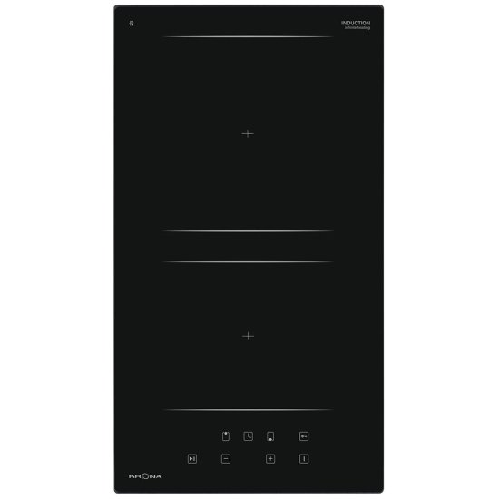 Варочная панель индукционная Krona Remo 30 2 конфорки черная