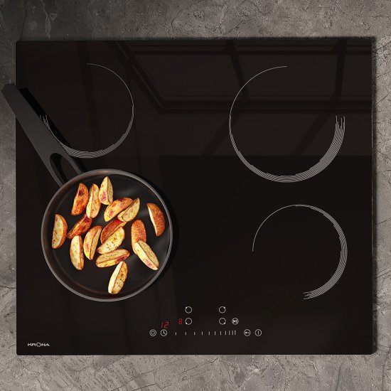 Варочная панель индукционная Krona Vento 60 4 конфорки черная