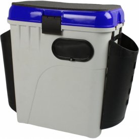 Зимний двухъярусный рыболовный пластиковый ящик Salmo 1870-K