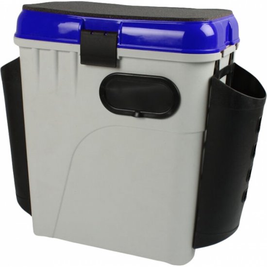 Зимний двухъярусный рыболовный пластиковый ящик Salmo 1870-K