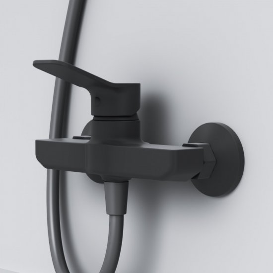 Смеситель для душа без излива AM.PM X-Joy черный без лейки однорычажный (F85A20022)