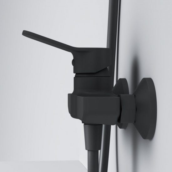 Смеситель для душа без излива AM.PM X-Joy черный без лейки однорычажный (F85A20022)