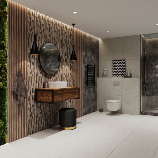 Плитка облицовочная Керамин Канон-Р 7С бежевая матовая 900х300х10,5 мм (5 шт.=1,35 кв.м)