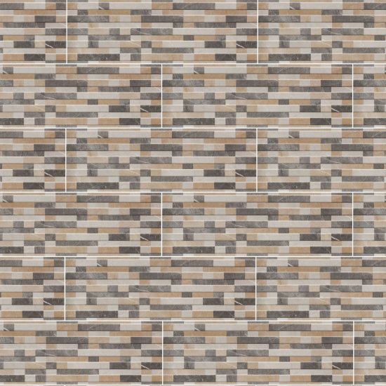 Плитка облицовочная Керамин Канон-Р 7С бежевая матовая 900х300х10,5 мм (5 шт.=1,35 кв.м)