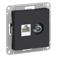 Двойная розетка Systeme Electric AtlasDesign