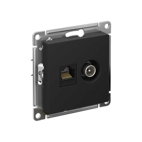 Двойная розетка Systeme Electric AtlasDesign