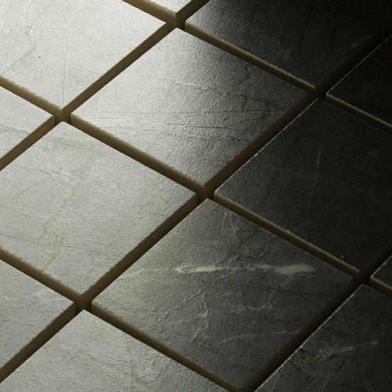 Мозаика Керамин Канон 1 серая матовая из керамогранита 300х300х10 мм