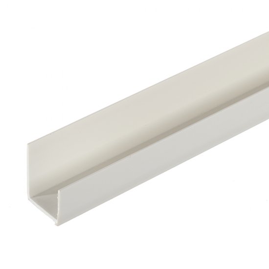Профиль стартовый окантовочный пластиковый 12,5 мм 3 м для гипсокартона