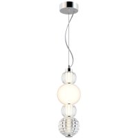 Светильник светодиодный подвесной Maytoni Collar 3000К 17 Вт 8 кв.м хром IP20 (P069PL-L17CH3K)