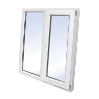Пластиковое окно VEKA Softline 70 1160х1000 мм 2 створки левая глухая правая поворотно-откидная двухкамерное с энергосбережением