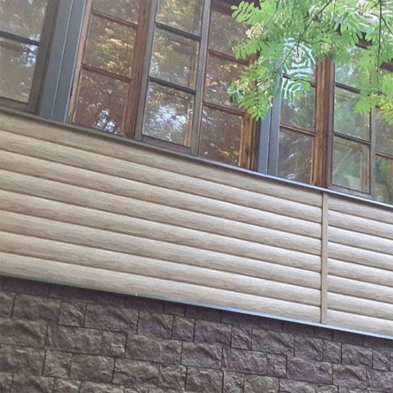 Сайдинг Docke Lux БлокХаус 3600х243 мм кедр