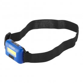 Фонарь налобный Navigator NPT светодиодный 1 LED 3 Вт на батарейках AAA ударопрочный пластик 3 режима (14660)
