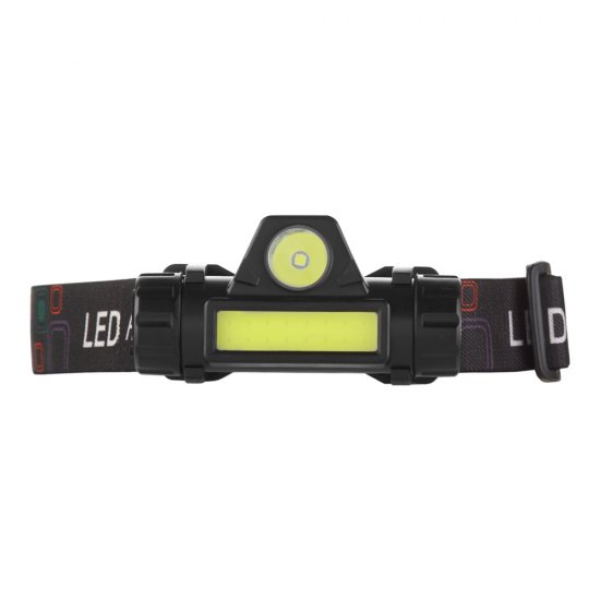 Фонарь налобный Navigator NPT светодиодный 2 LED 5/3 Вт аккумуляторный Li-Ion 1200 мАч металл/пластик 2 режима (14661)