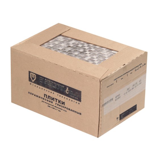 Плитка облицовочная Axima Мерида мозаика серая 300x200x7 мм (24 шт.=1,44 кв.м)