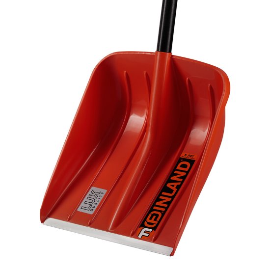 Лопата снеговая Finland пластиковая с деревянным черенком 1350х385 мм (2245-ч)