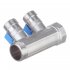 Коллектор Henco 1 ВР(г) х 2 выхода 3/4 НР(ш) ЕК х 1 НР(ш) с шаровыми кранами (VB060502-BLAUW)