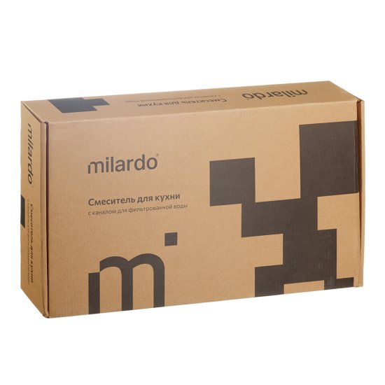 Смеситель для кухни Milardo Rora белый с высоким изливом с подключением к фильтру однорычажный (RORWTFJM05)