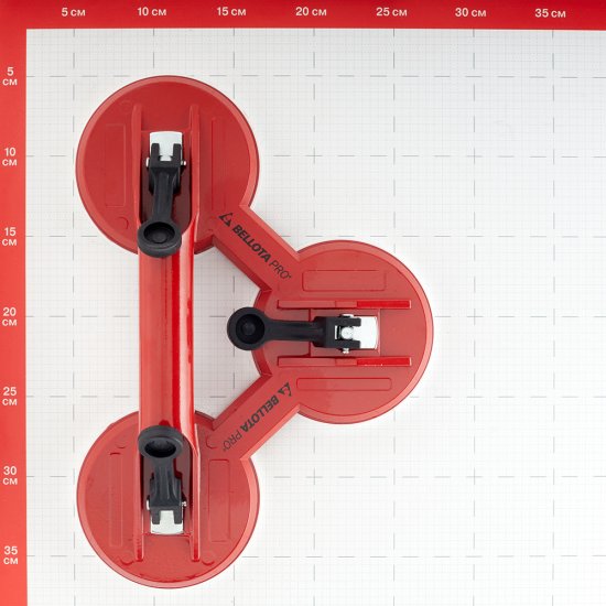 Присоска для работы с плиткой и стеклом Bellota Pro+ тройная