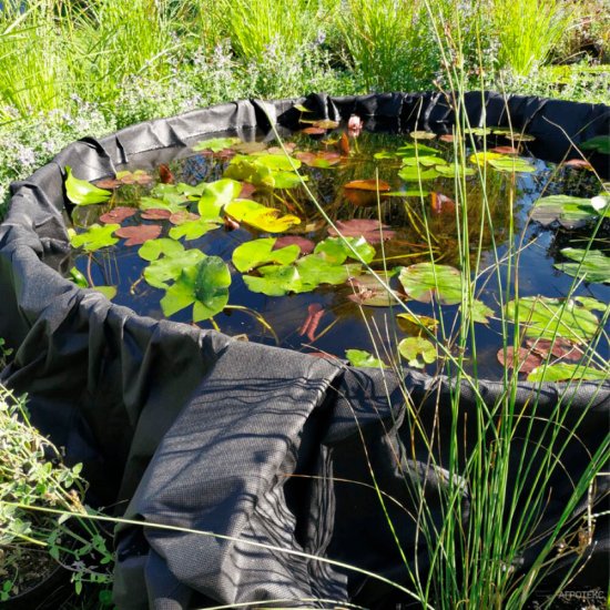 Укрывной материал Агротекс Гео 90 г/кв.м УФ стабилизатор 0,8х12 м черный