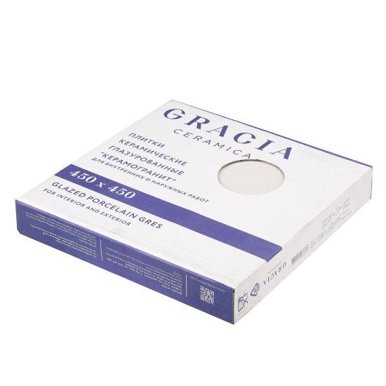 Керамогранит Gracia Ceramica Bianca белый 01 450x450x8 мм (8 шт.=1,62 кв.м)