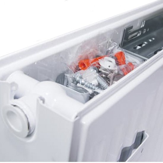 Радиатор стальной панельный тип 22 Royal Thermo Compact 500х1000 мм1/2 боковое подключение серый