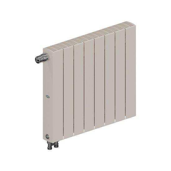 Радиатор биметаллический Rifar Supremo Ventil SVR 500 мм 8 секций 3/4 нижнее правое подключение белый