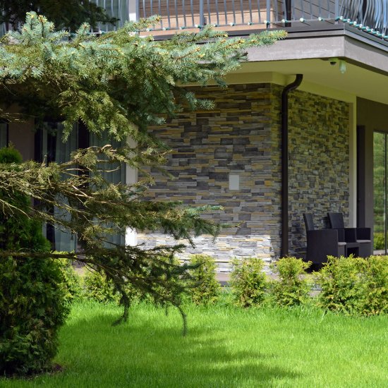 Искусственный камень угловой White Hills Фьорд Лэнд серый (18 шт.=1,8 пог.м)