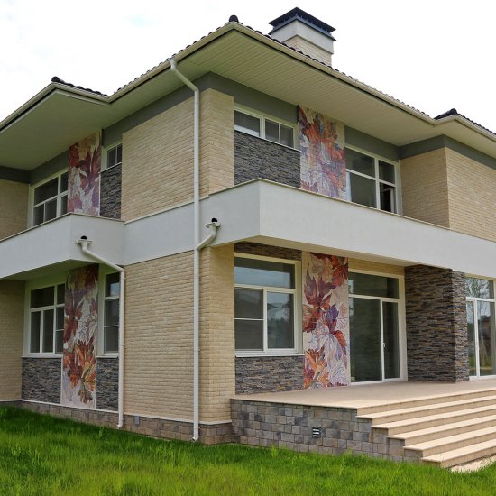 Искусственный камень угловой White Hills Шинон светло-серый (14 шт.=2,31 пог.м)