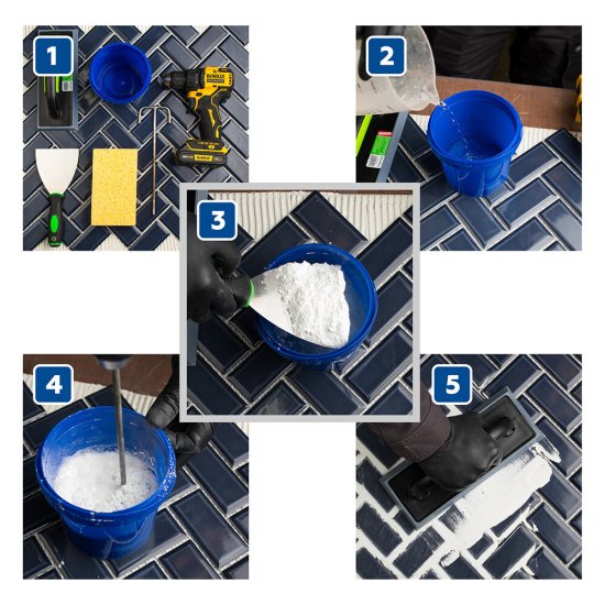 Затирка эпоксидная Plitonit Colorit EasyFill серая 2 кг