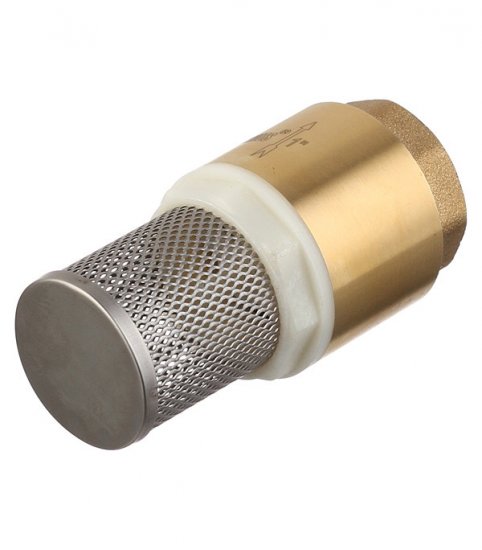 Клапан обратный 1 НР(ш) х 1 ВР(г) с несъемной сеткой