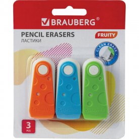 Набор ластиков BRAUBERG FRUITY