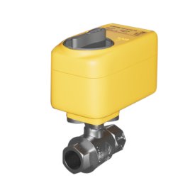 Кран шаровой с электроприводом латунный Neptun Bugatti Pro 3/4 ВР(г) х 3/4 ВР(г) мини прямой 12 В (NEPBugPro12-34)