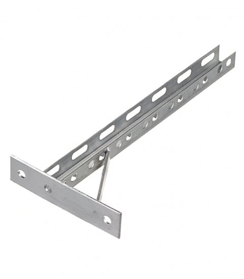 Кронштейн П-образный консольный 400х180 мм правый