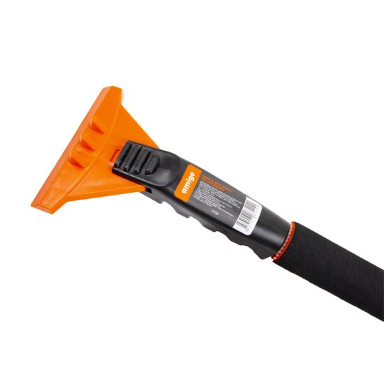 Щетка-скребок для снега и льда 1000-1430 мм телескопическая Amigo