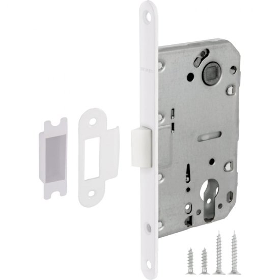 Корпус врезного замка Fuaro PLASTP85C-50 (P85C-50) WH