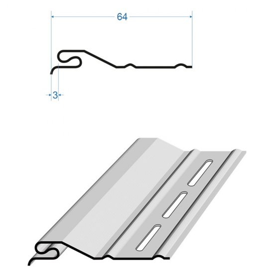Профиль стартовый Docke 3000 мм