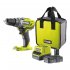 Компактная дрель-шуруповерт Ryobi ONE+ R18DD3-120S