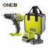 Компактная дрель-шуруповерт Ryobi ONE+ R18DD3-120S