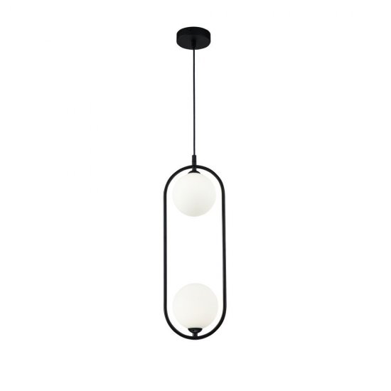 Светильник подвесной Maytoni Ring G9 50 Вт 3 кв.м черный IP20 (MOD013PL-02B)