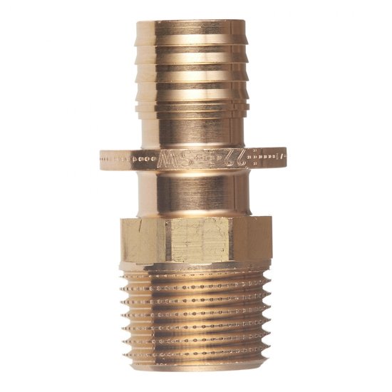 Соединитель прямой Tece 20 мм х R 1/2 НР(ш) с ниппелем латунный (765503)
