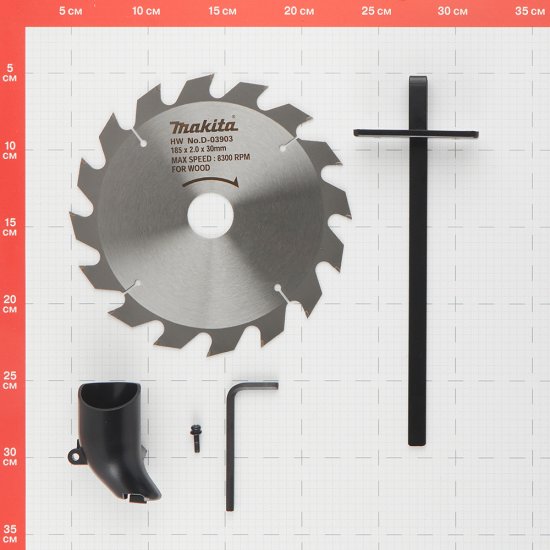 Пила дисковая электрическая Makita HS7600 1200 Вт 185 мм