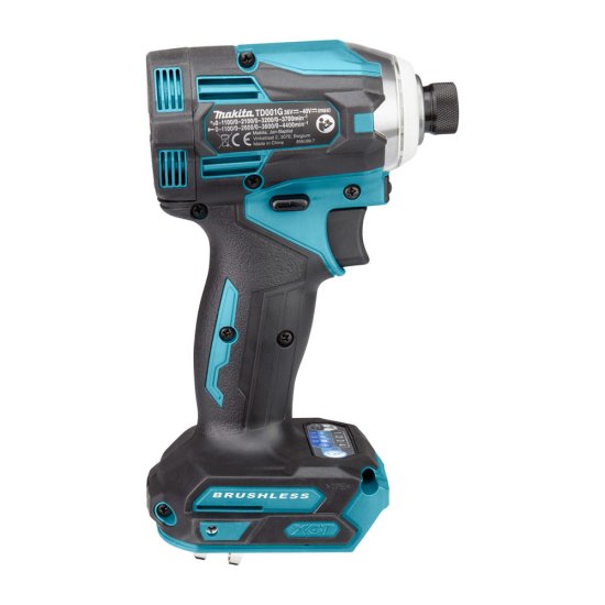 Шуруповерт ударный аккумуляторный бесщеточный Makita XGT 40 В без АКБ и ЗУ (TD001GZ)