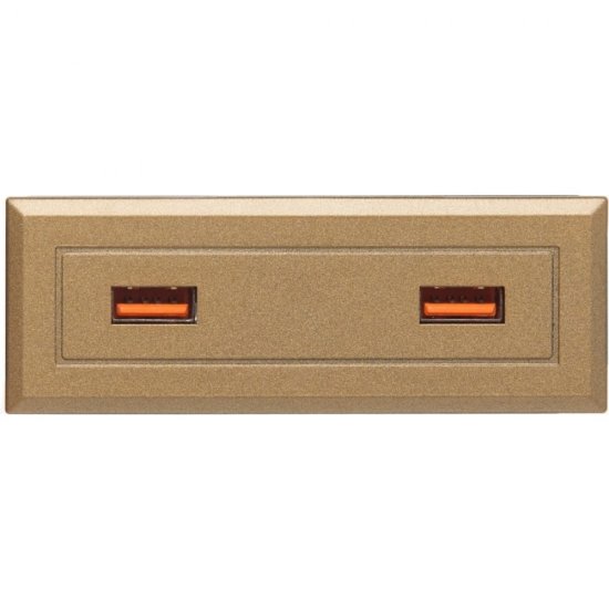 Блок розеток NAVAKO stripe gold