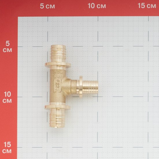 Тройник Tece 20 х 16 х 20 мм редукционный латунный (760509)
