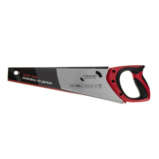 Ножовка по дереву Hesler 400 мм 7 зуб/дюйм крупный зуб