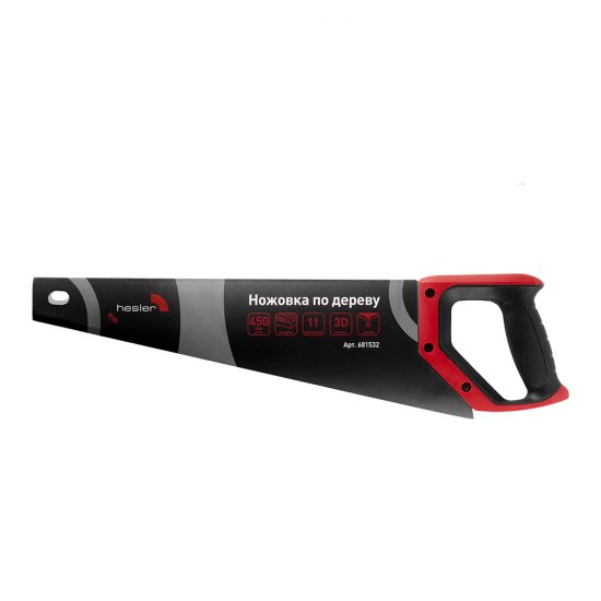 Ножовка по дереву Hesler 450 мм 11 зуб/дюйм мелкий зуб
