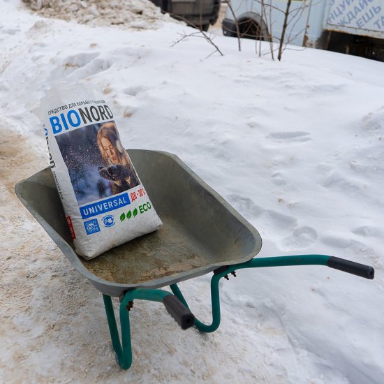 Реагент противогололедный Bionord Universal -30 °С 23 кг