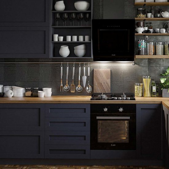 Духовой шкаф электрический встраиваемый Lex EDM 040 595 мм черный (CHAO000311)