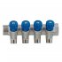 Коллектор Valtec 1 ВР(г) х 4 выхода 1/2 НР(ш) х 1 НР(ш) регулируемый (VTc.560.N.0604)